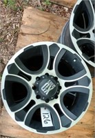 (4) XD Series 20x9 wheels, 8x6.5" bolt pattern.