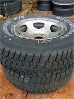 (2) 225/75R15 off a 1990ish Chevy 1500 sport