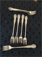 12 Sterling Silver Cocktail Forks