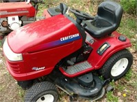 Craftsmen GT5000 lawn mower. Worked when parked,