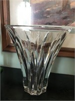 Large Heavy Baccarat Crystal Vase