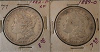 Two Silver Dollars