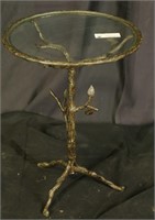 IRON TWIG MOTIF SIDE TABLE