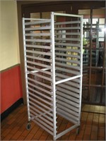 Alum Rolling Baker rack 20 x26 x70 inch