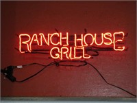 Ranch House Grille 28 Inch Long Neon Light