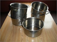 5 Single Handle Tramontina 8 Inch Pots 1 Lot