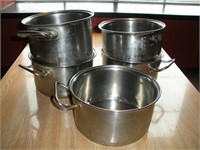 5 Single Handle Tramontina 8 Inch Pots 1 Lot