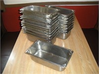 S/S Super Tray Pan-12x7x 3 1/2 Inch-19 Pcs 1 Lot