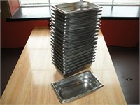 S/S Super Tray Pan-6 x 10 x 2 inch-23 Pcs 1 Lot