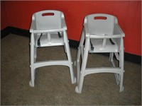 Rubbermaid High Chairs 2 Pcs 1 Lot
