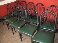 Dining Chairs-Tube Steel-Vinyl 10 Pcs 1 Lot