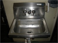 S/S Hand Sink w/ Faucets