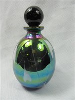 Perfume Bottle Shorter Carnival Glass