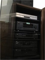 RCA Stereo System & Cabinet