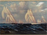 Beautiful Framed Sailing Print