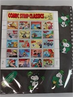 Sheet Of Comic Strip Classics Postage Stamps