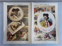 Pair of Bullfighter Posters