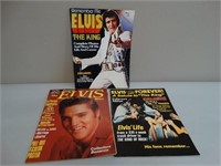 Lot of 3 Vintage Elvis Themed Magazines