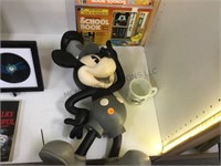 MICKEY MOUSE STATUE (LEG IS DAMAGED) & ELECTRONIC