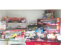 COLLECTION OF DIECAST  RACE CARS & MOTORCYCLES