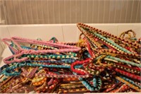 Huge Lot of Crocheted Clothes Hangers