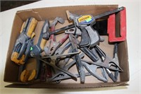 tray of clamps
