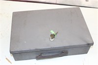 Insulated document box with key