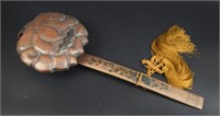 Chinese Republic bronze ruyi scepter