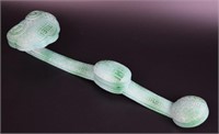 Chinese Qing porcelain robin's egg Ruyi scepters