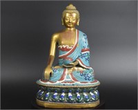 Chinese cloisonne Medicine Buddha