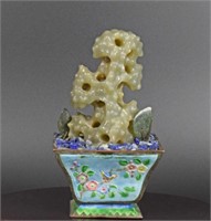 Chinese jade scholar's rock