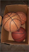 BOX OF BASKETBALLS