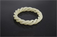 Chinese carved jade bracelet