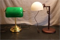 Library Desk Lamp & Bronze Desk Lamp