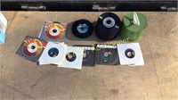 Assorted 45 Records ON THE TRAILER