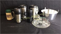 Cake Pan, Coffee Cups, Cocktail With CHIPS