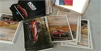 Boxful of Chevrolet brochures