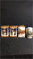 Budweiser Beer Stein 1999,1999 & Budweiser Beer