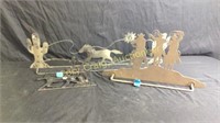 Assorted Metal Western Wall Art