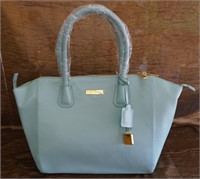 Joy & Iman Aqua Satchel/Handbag