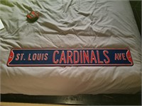 St Louis Cardinals Heavy Steel Street Type Sign 36