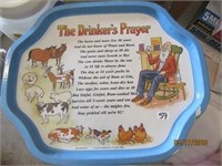 The Drinker's Prayer Tray & Napkins