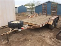 1993 6ft x 12ft Bumper Pull Tandem Axle Trailer