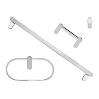 MODONA 4-PIECE BATHROOM ACCESSORIES SET