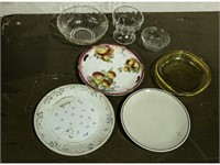 8 Misc Plates and Bowls