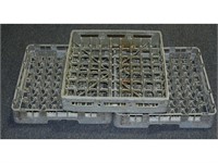 3 Assorted Commercial Dish Racks