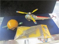 Vintage Tin Toy Bell Aircraft Corp Helicopter,