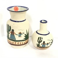 JC Mex Signed Mexican Style Pottery