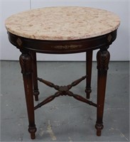 Marble Top End Table(Matches Lot 12a)