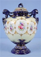 Hand Painted Nippon Cupped Urn